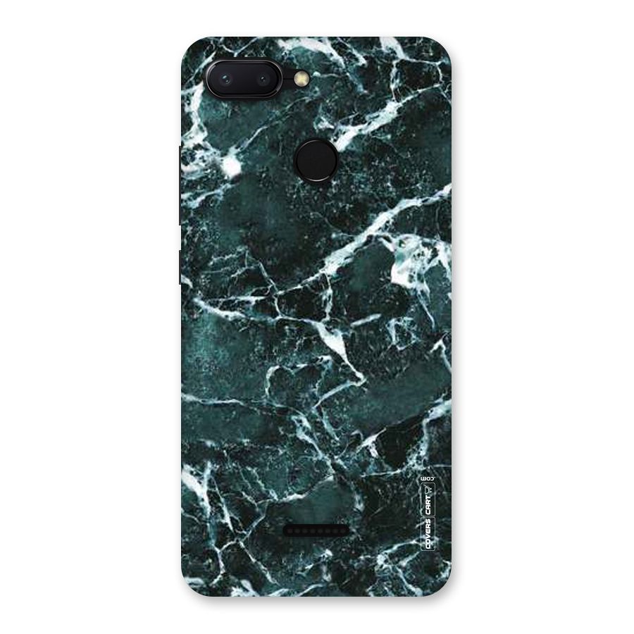 Dark Green Marble Back Case for Redmi 6