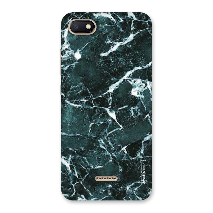 Dark Green Marble Back Case for Redmi 6A
