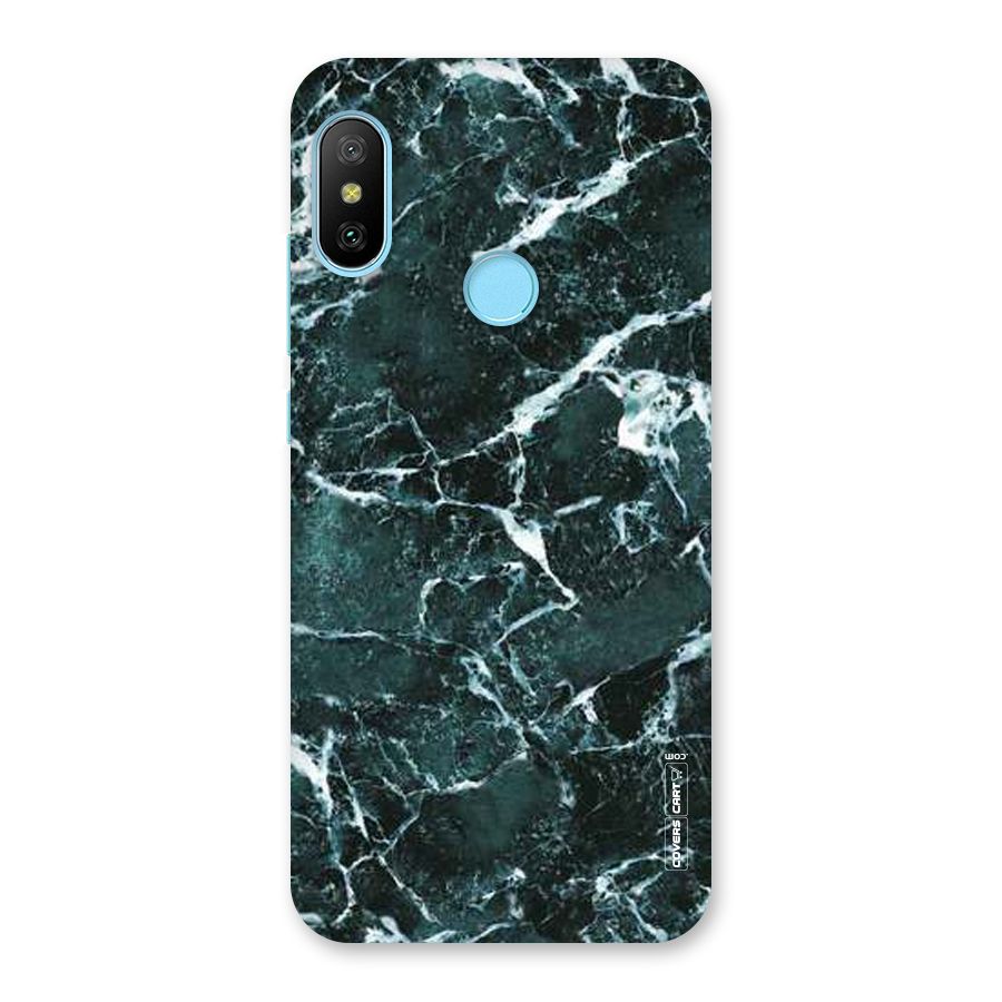 Dark Green Marble Back Case for Redmi 6 Pro