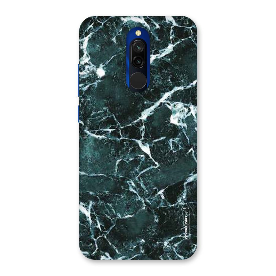 Dark Green Marble Back Case for Redmi 8