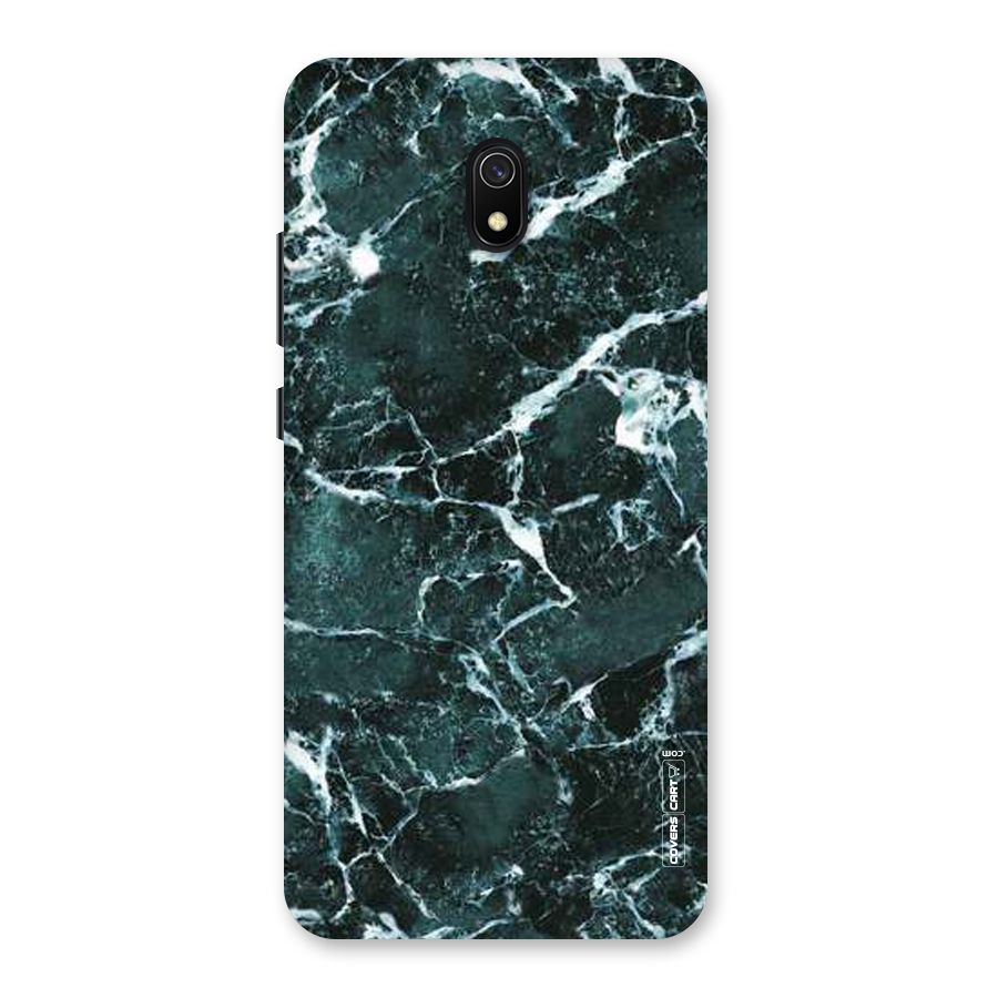 Dark Green Marble Back Case for Redmi 8A