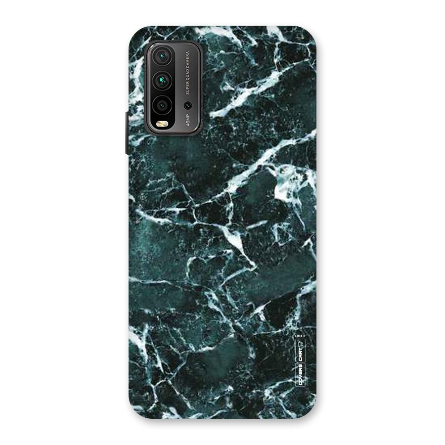 Dark Green Marble Back Case for Redmi 9 Power