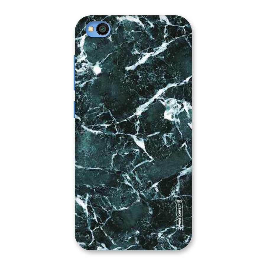 Dark Green Marble Back Case for Redmi Go