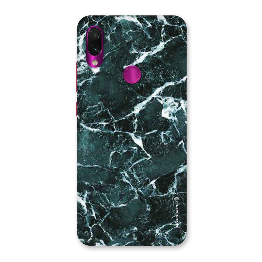 Dark Green Marble Back Case for Redmi Note 7 Pro