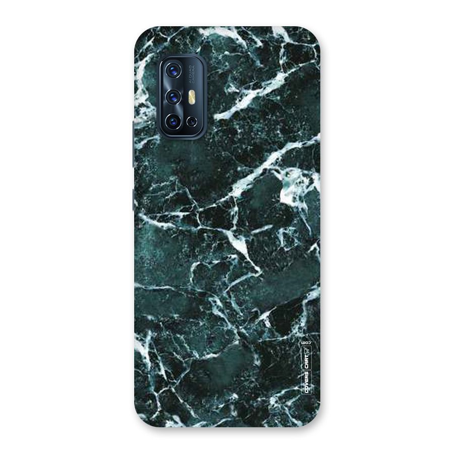 Dark Green Marble Back Case for Vivo V17