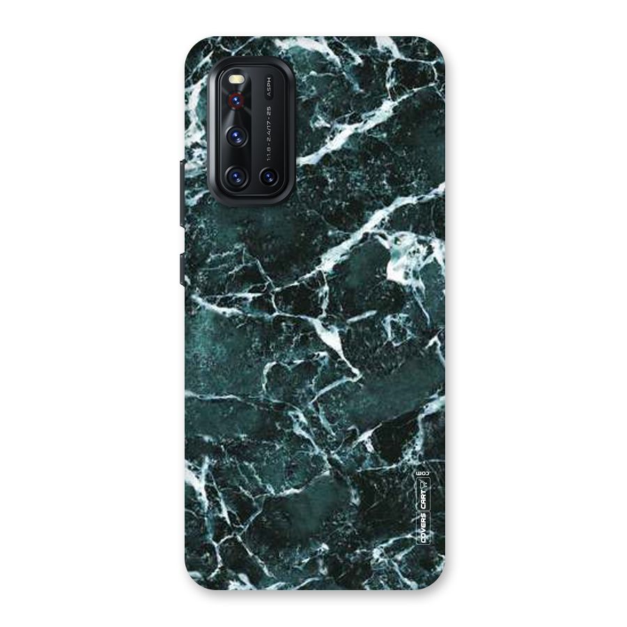 Dark Green Marble Back Case for Vivo V19