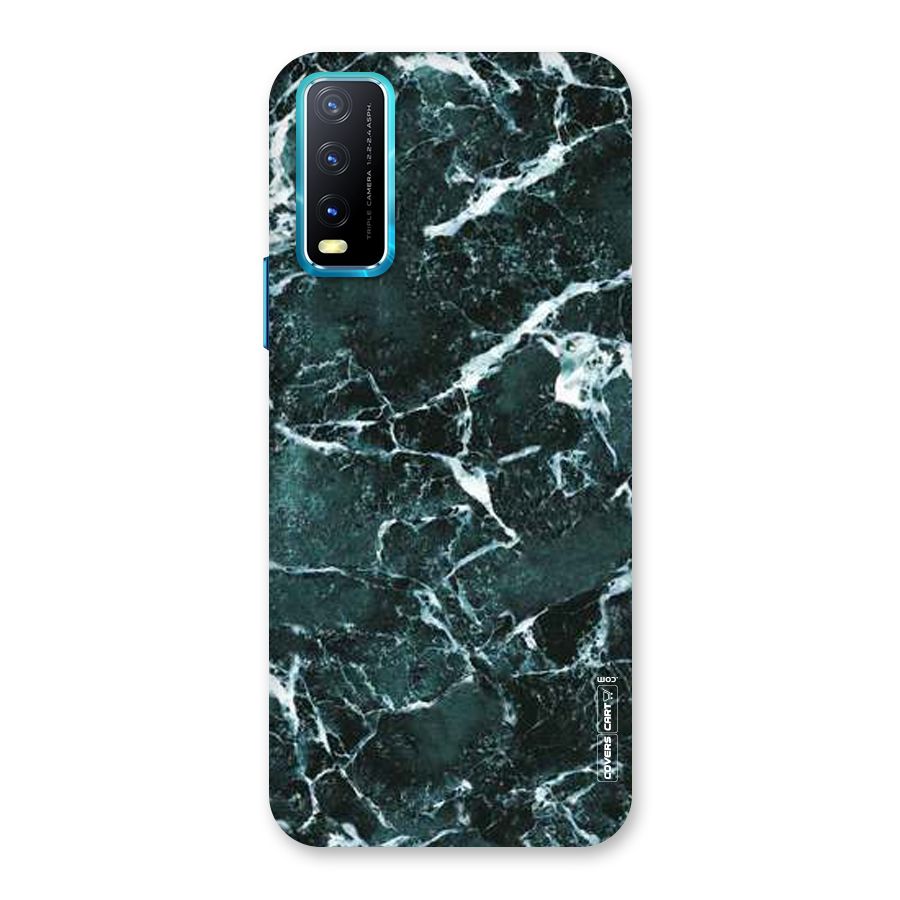 Dark Green Marble Back Case for Vivo Y20