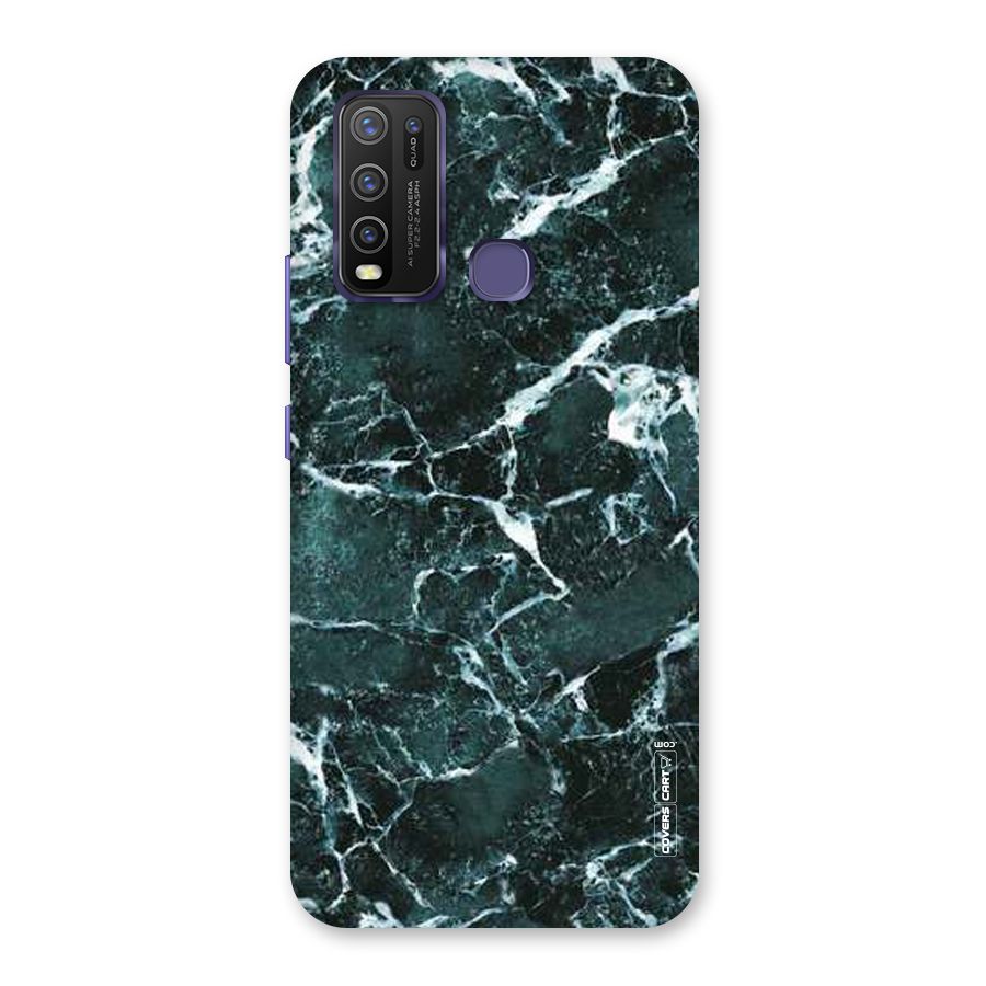 Dark Green Marble Back Case for Vivo Y50