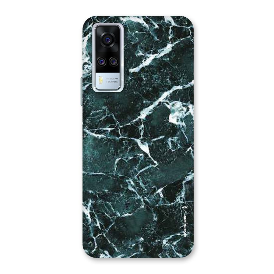 Dark Green Marble Back Case for Vivo Y51A