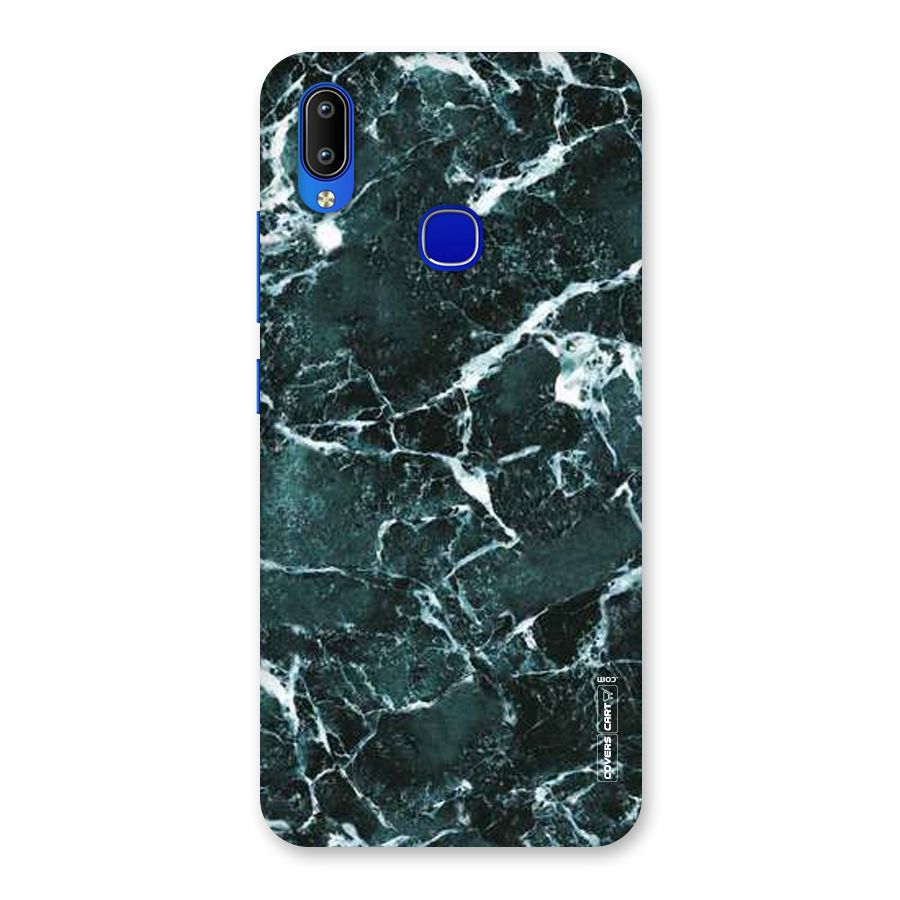 Dark Green Marble Back Case for Vivo Y91