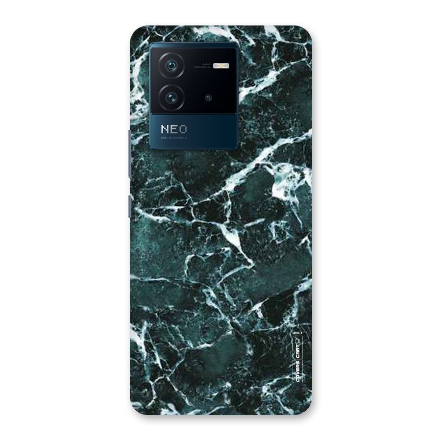 Dark Green Marble Back Case for Vivo iQOO Neo 6 5G