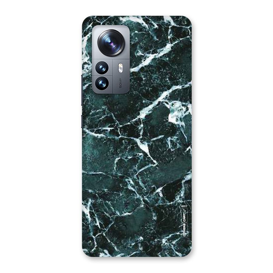 Dark Green Marble Back Case for Xiaomi 12 Pro