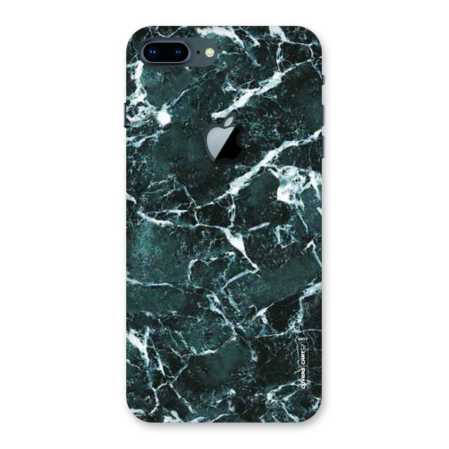 Dark Green Marble Back Case for iPhone 7 Plus Apple Cut