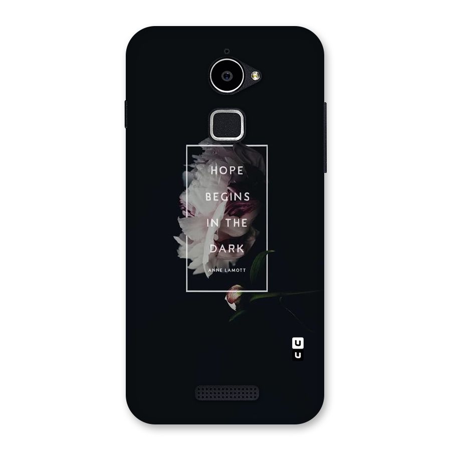 Dark Hope Back Case for Coolpad Note 3 Lite