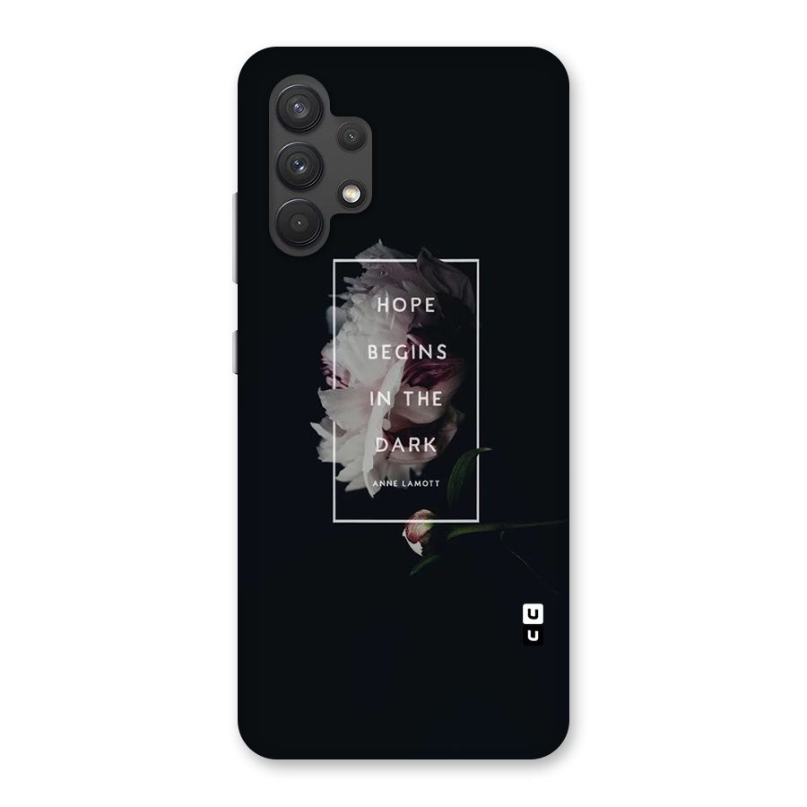 Dark Hope Back Case for Galaxy A32