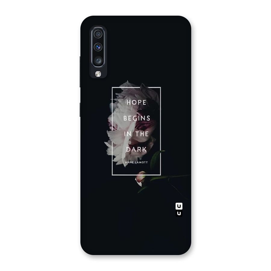 Dark Hope Back Case for Galaxy A70