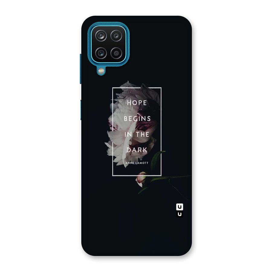 Dark Hope Back Case for Galaxy F12