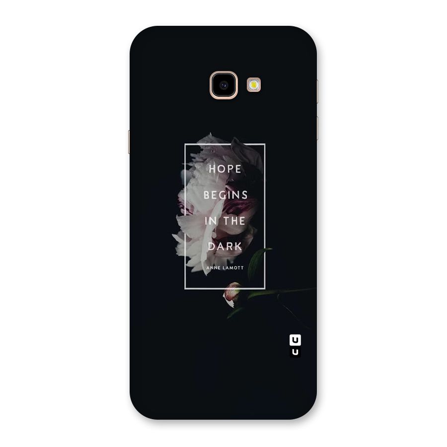 Dark Hope Back Case for Galaxy J4 Plus