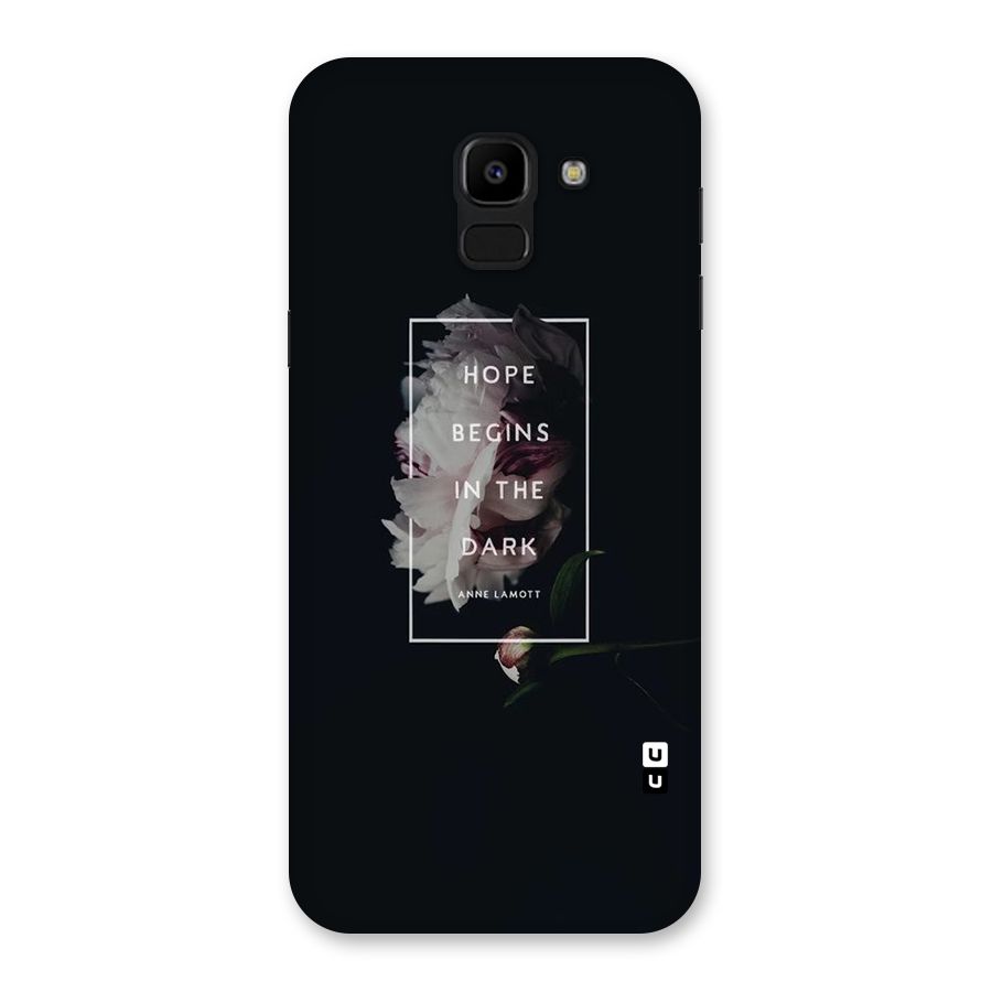 Dark Hope Back Case for Galaxy J6