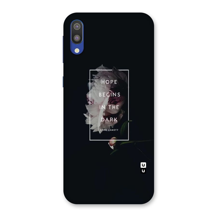 Dark Hope Back Case for Galaxy M10