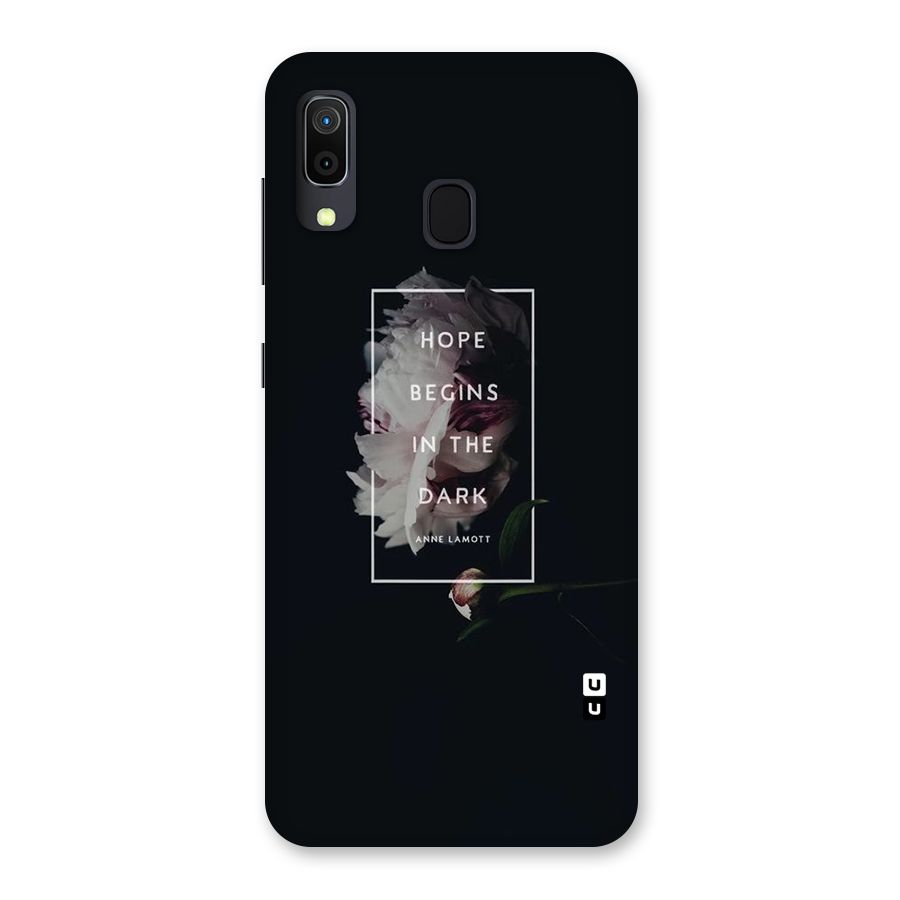 Dark Hope Back Case for Galaxy M10s