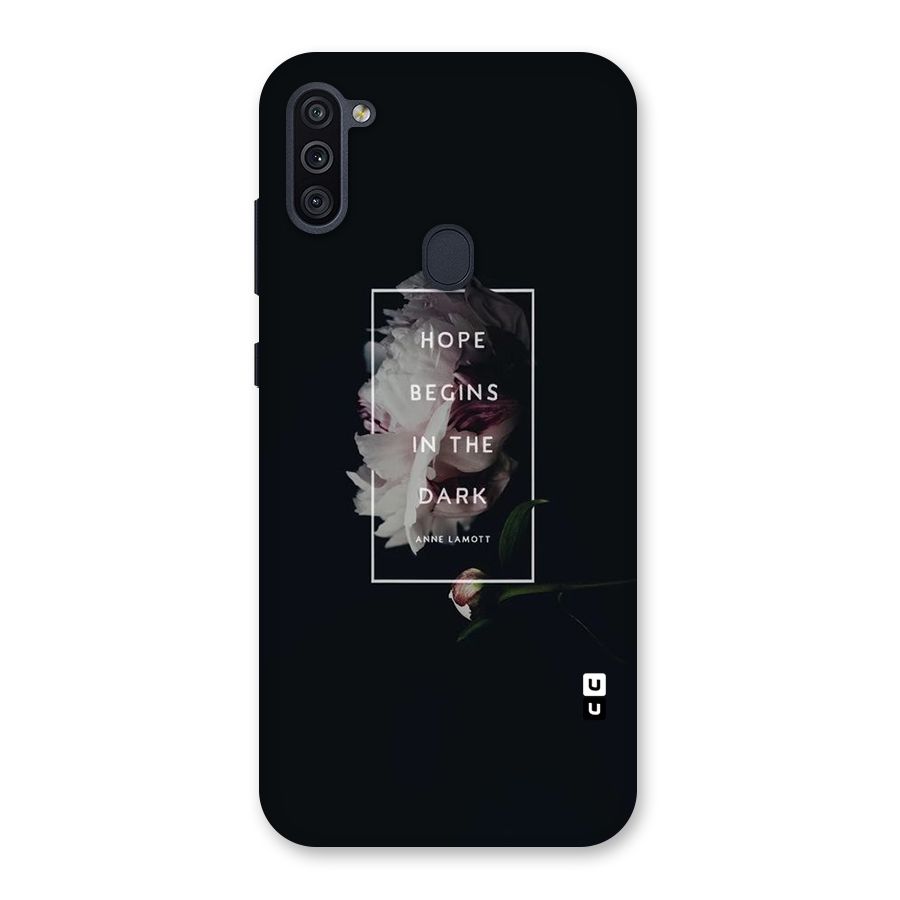 Dark Hope Back Case for Galaxy M11