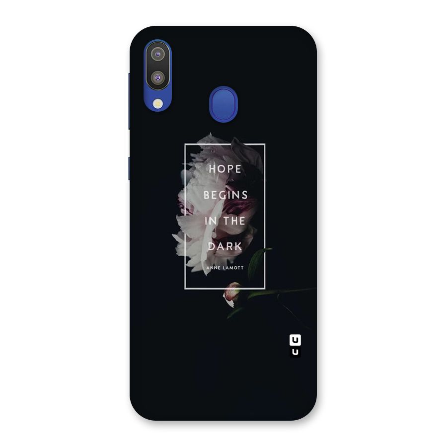Dark Hope Back Case for Galaxy M20