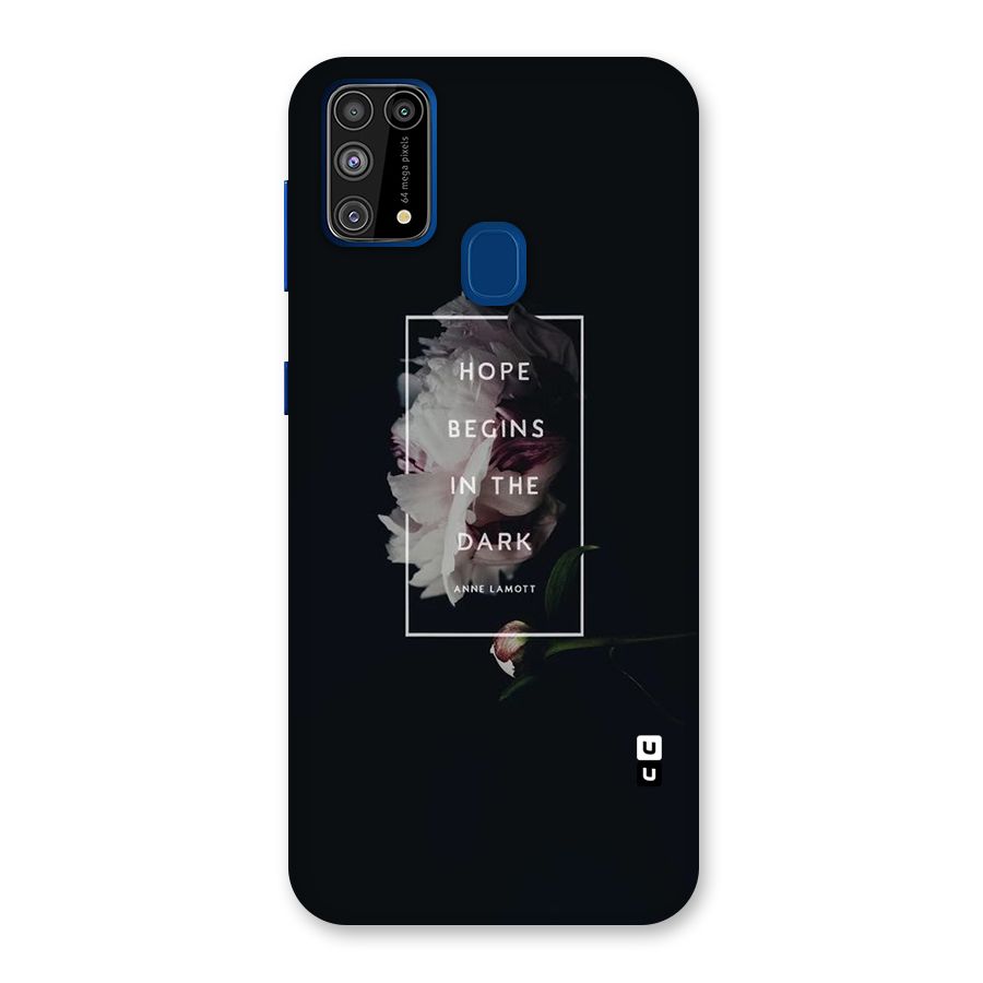 Dark Hope Back Case for Galaxy M31