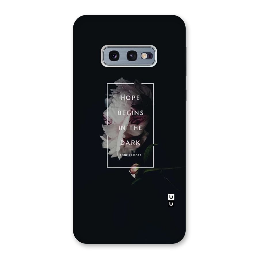Dark Hope Back Case for Galaxy S10e