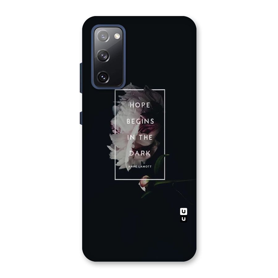 Dark Hope Back Case for Galaxy S20 FE