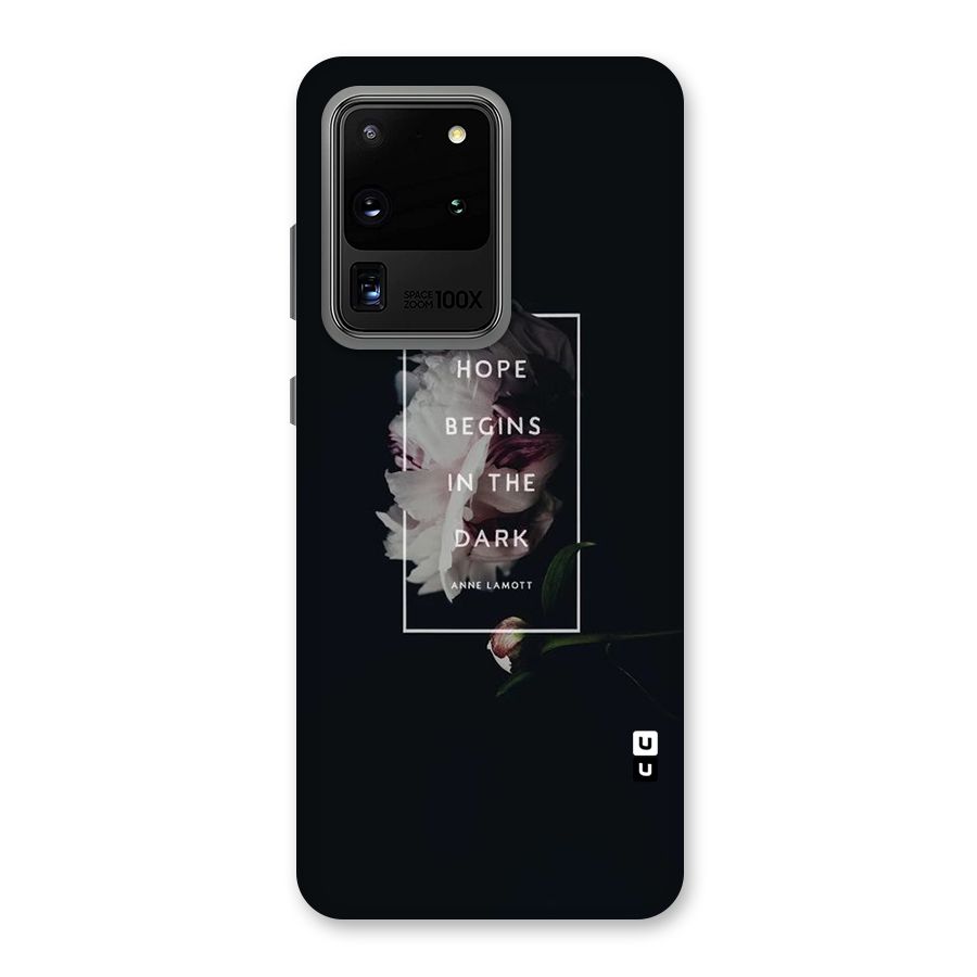 Dark Hope Back Case for Galaxy S20 Ultra