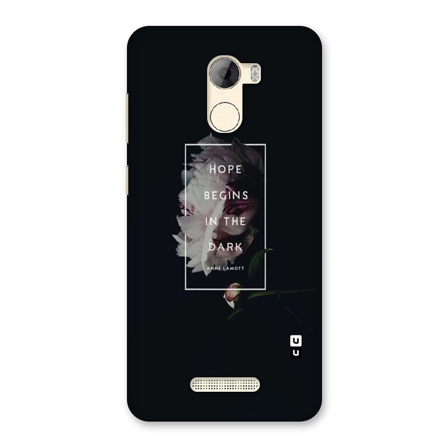 Dark Hope Back Case for Gionee A1 LIte