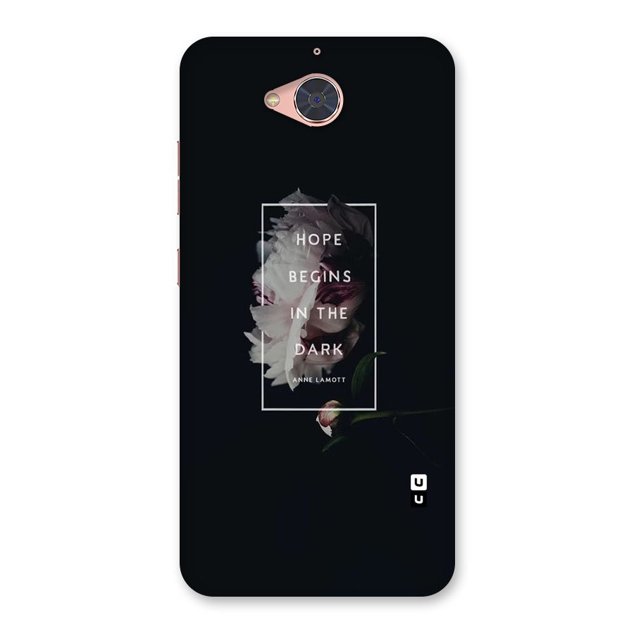 Dark Hope Back Case for Gionee S6 Pro