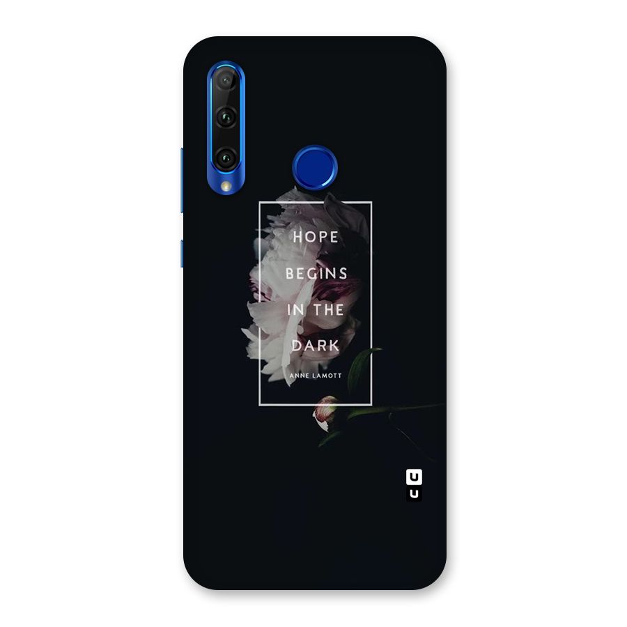 Dark Hope Back Case for Honor 20i
