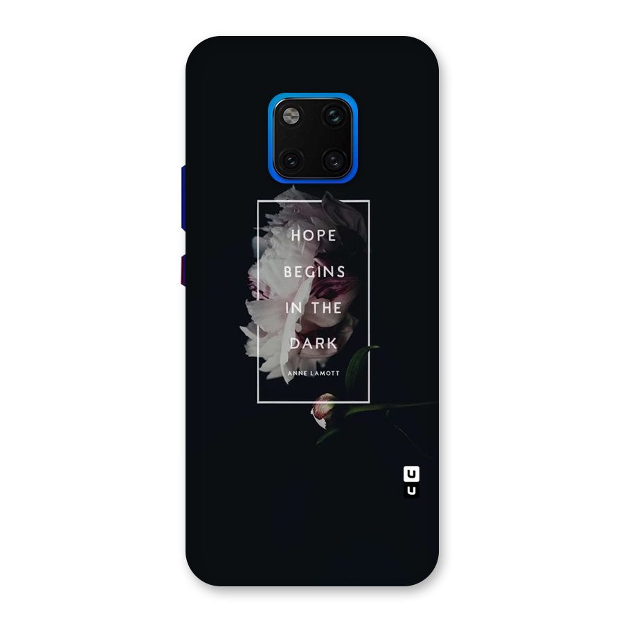 Dark Hope Back Case for Huawei Mate 20 Pro