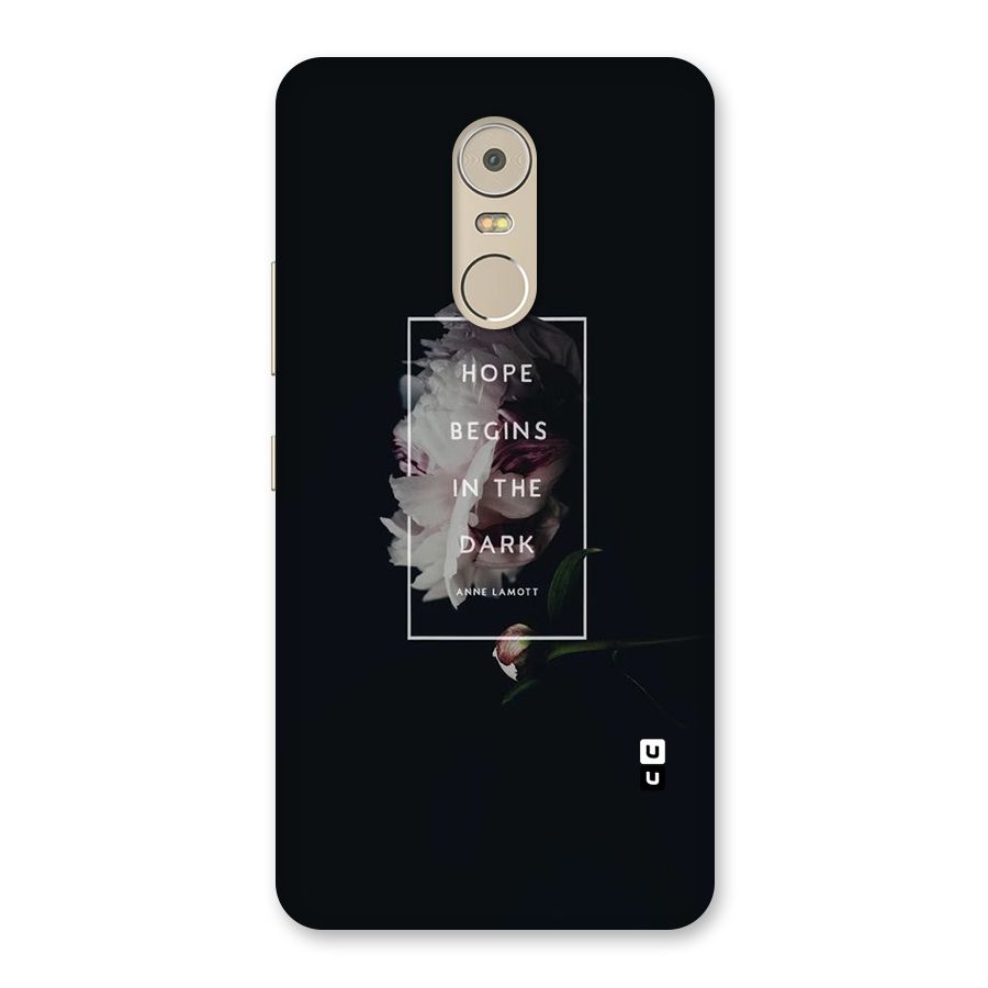 Dark Hope Back Case for Lenovo K6 Note