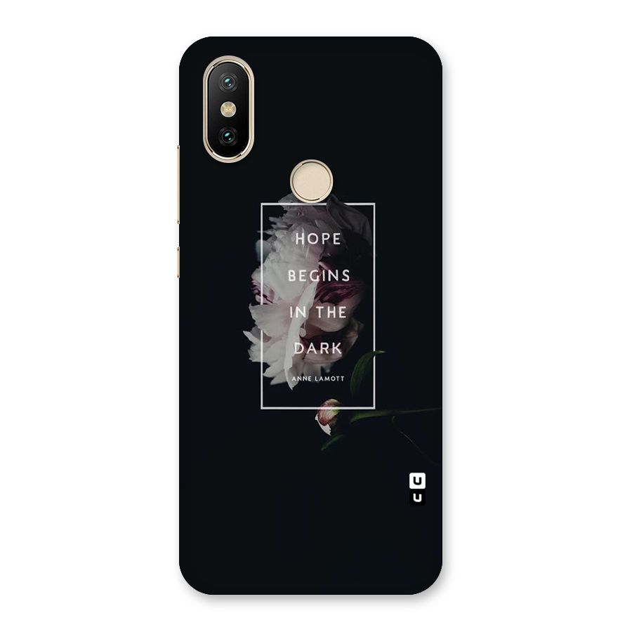 Dark Hope Back Case for Mi A2