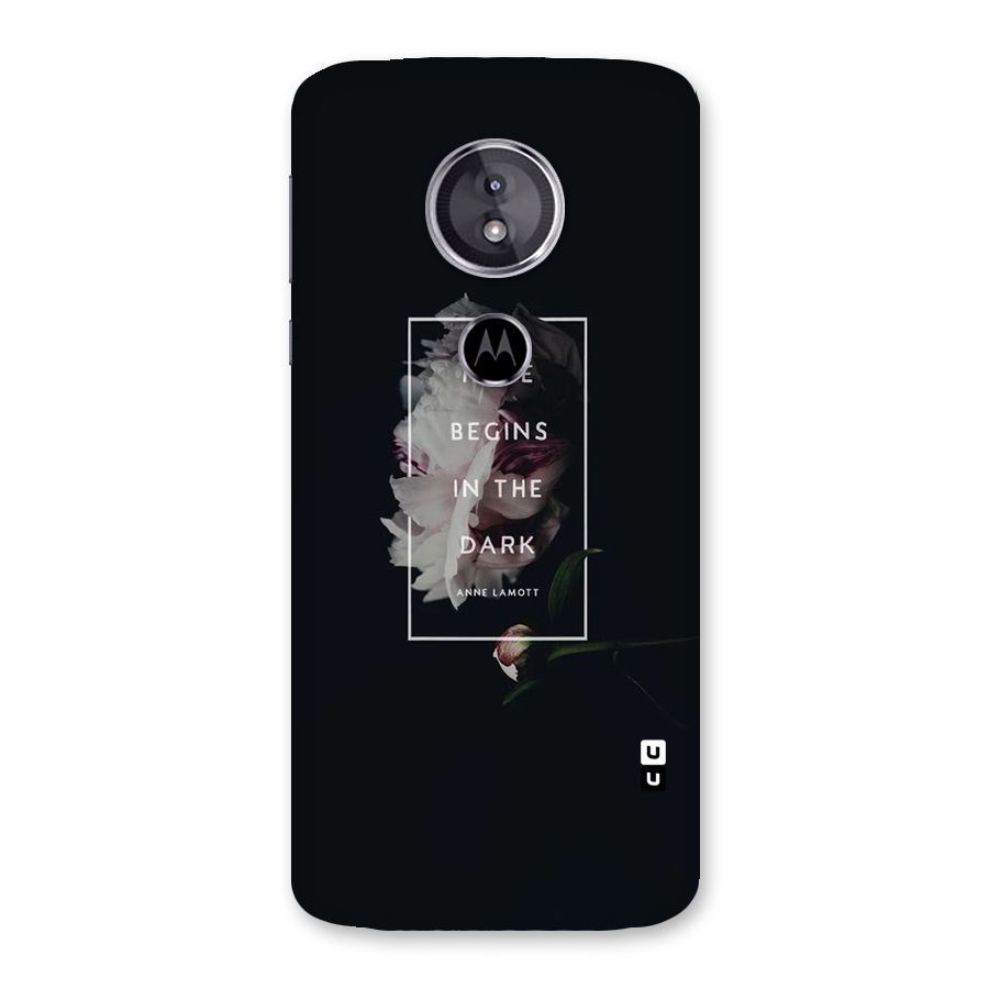 Dark Hope Back Case for Moto E5