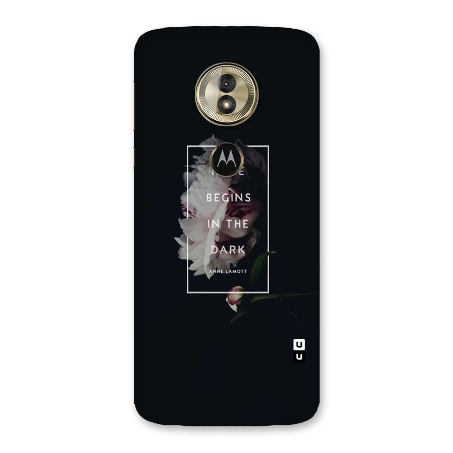 Dark Hope Back Case for Moto G6 Play