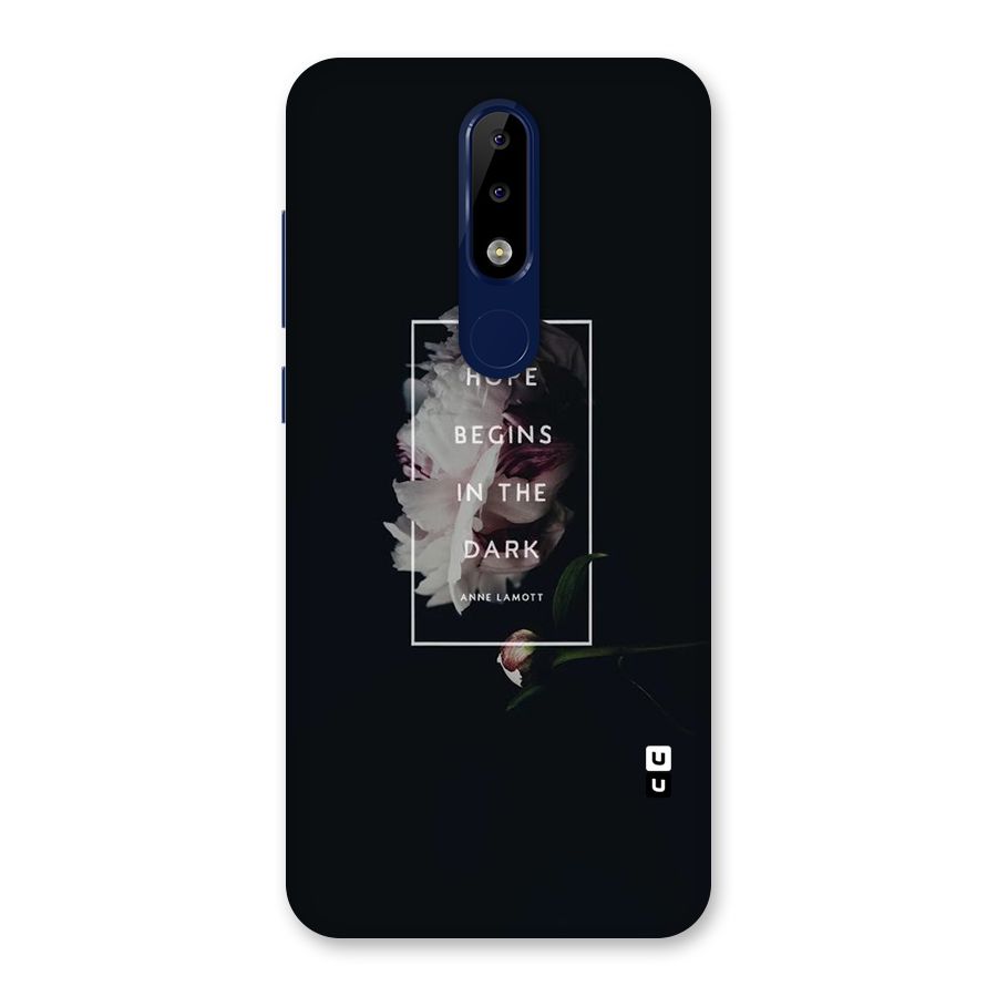 Dark Hope Back Case for Nokia 5.1 Plus