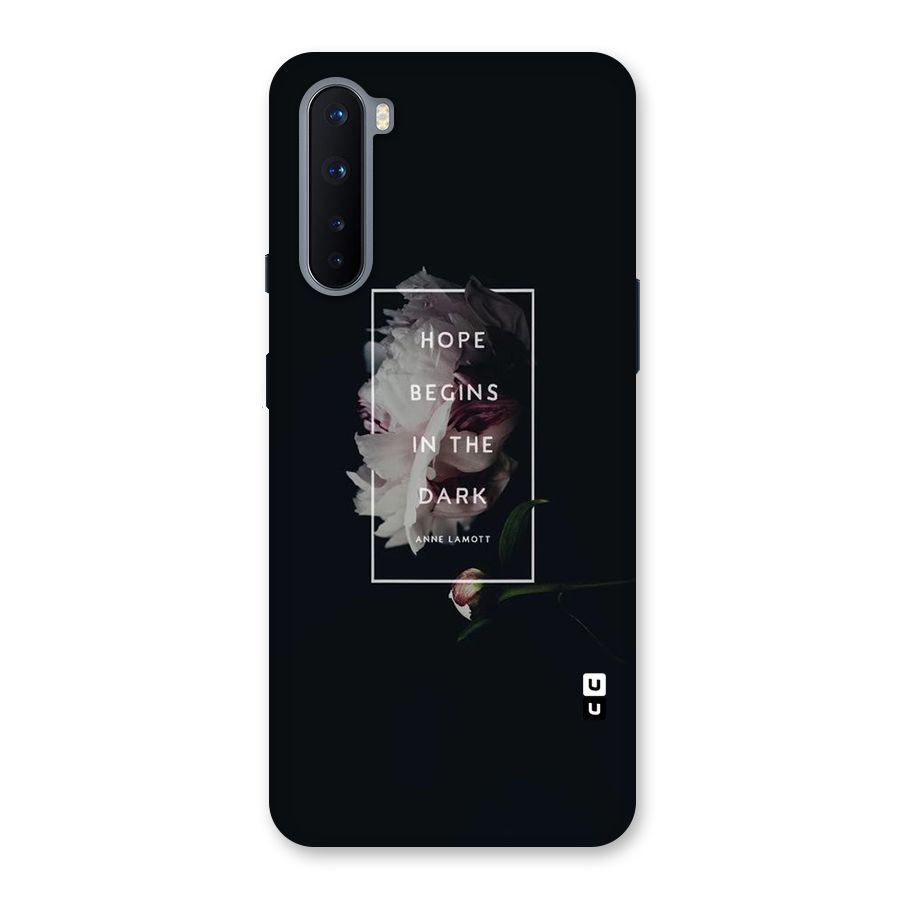 Dark Hope Back Case for OnePlus Nord