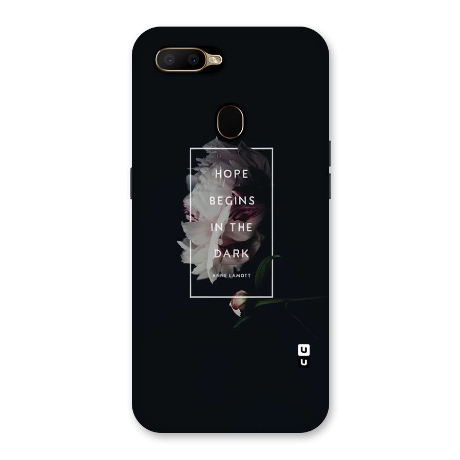 Dark Hope Back Case for Oppo A5s