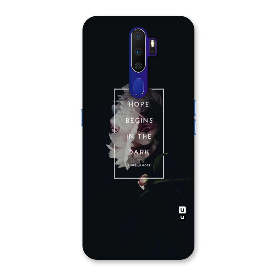 Dark Hope Back Case for Oppo A9 (2020)