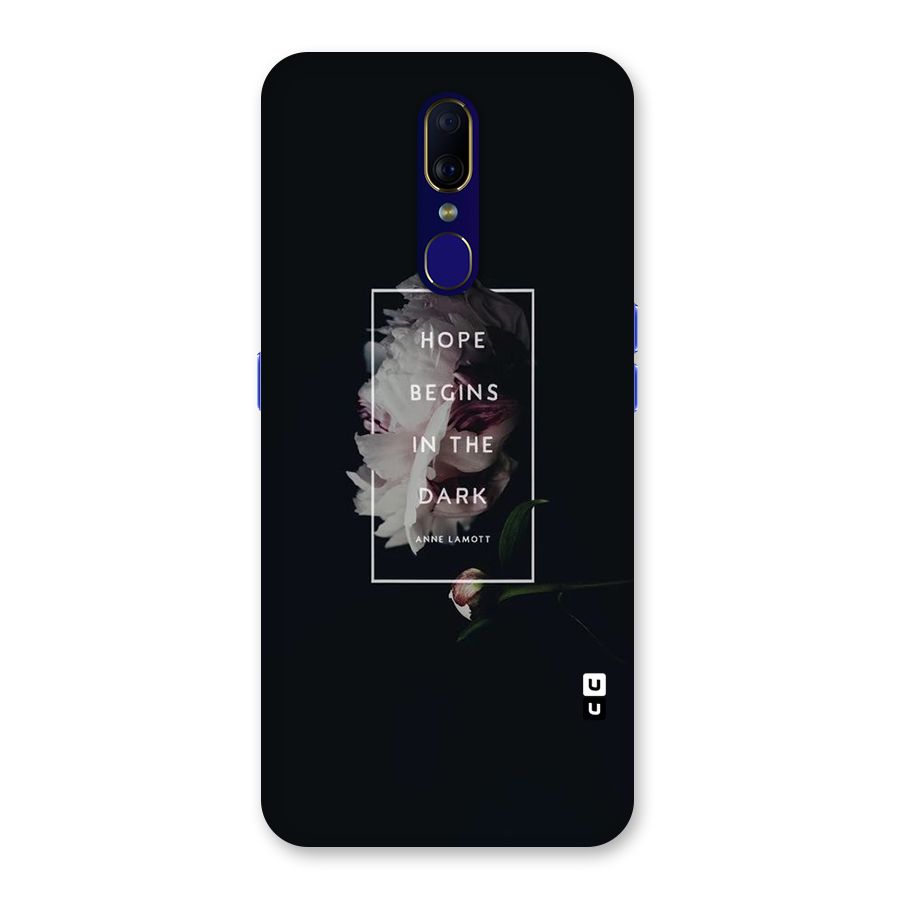 Dark Hope Back Case for Oppo F11