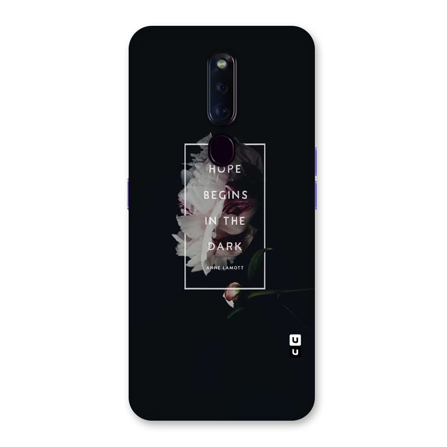 Dark Hope Back Case for Oppo F11 Pro