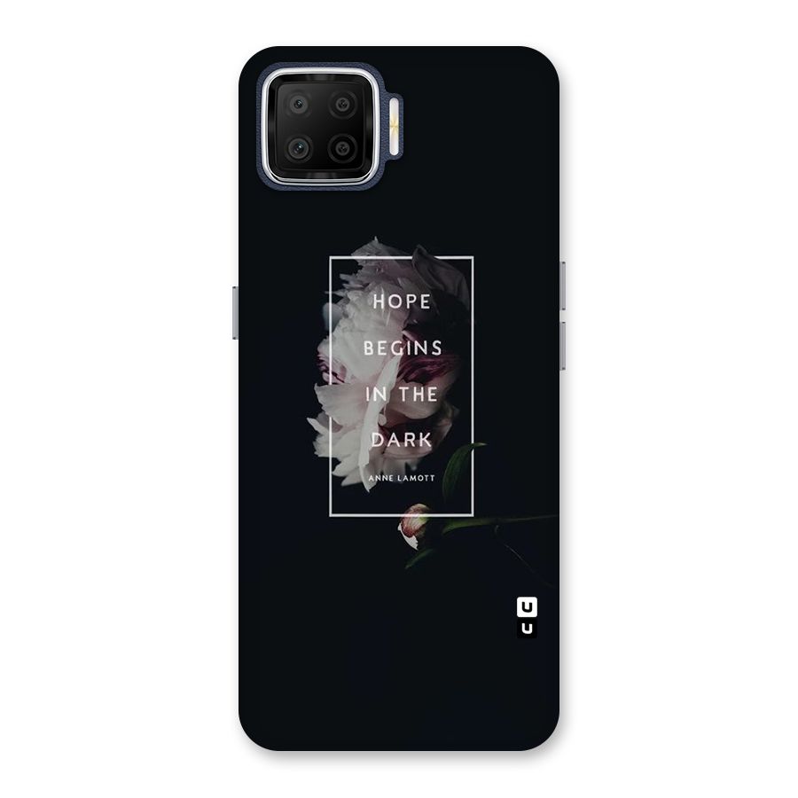 Dark Hope Back Case for Oppo F17