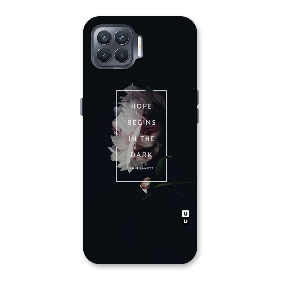 Dark Hope Back Case for Oppo F17 Pro