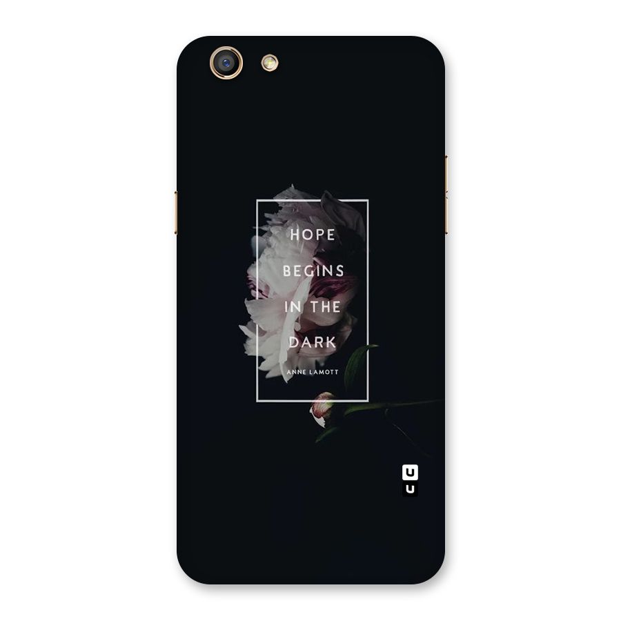 Dark Hope Back Case for Oppo F3