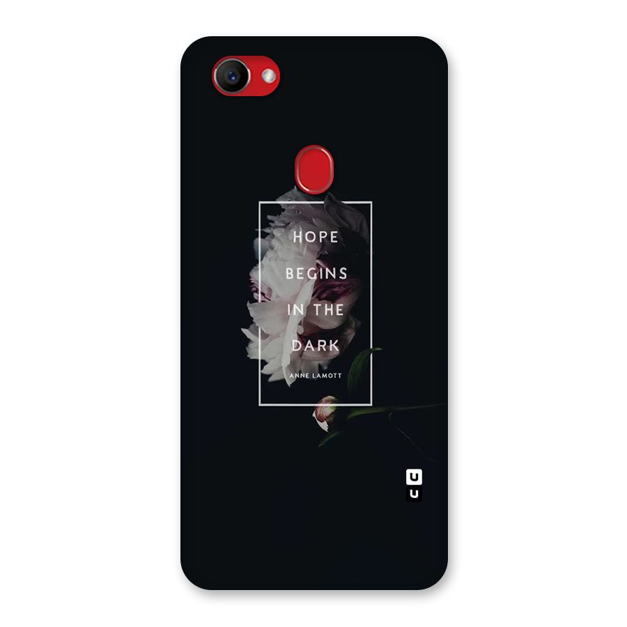 Dark Hope Back Case for Oppo F7