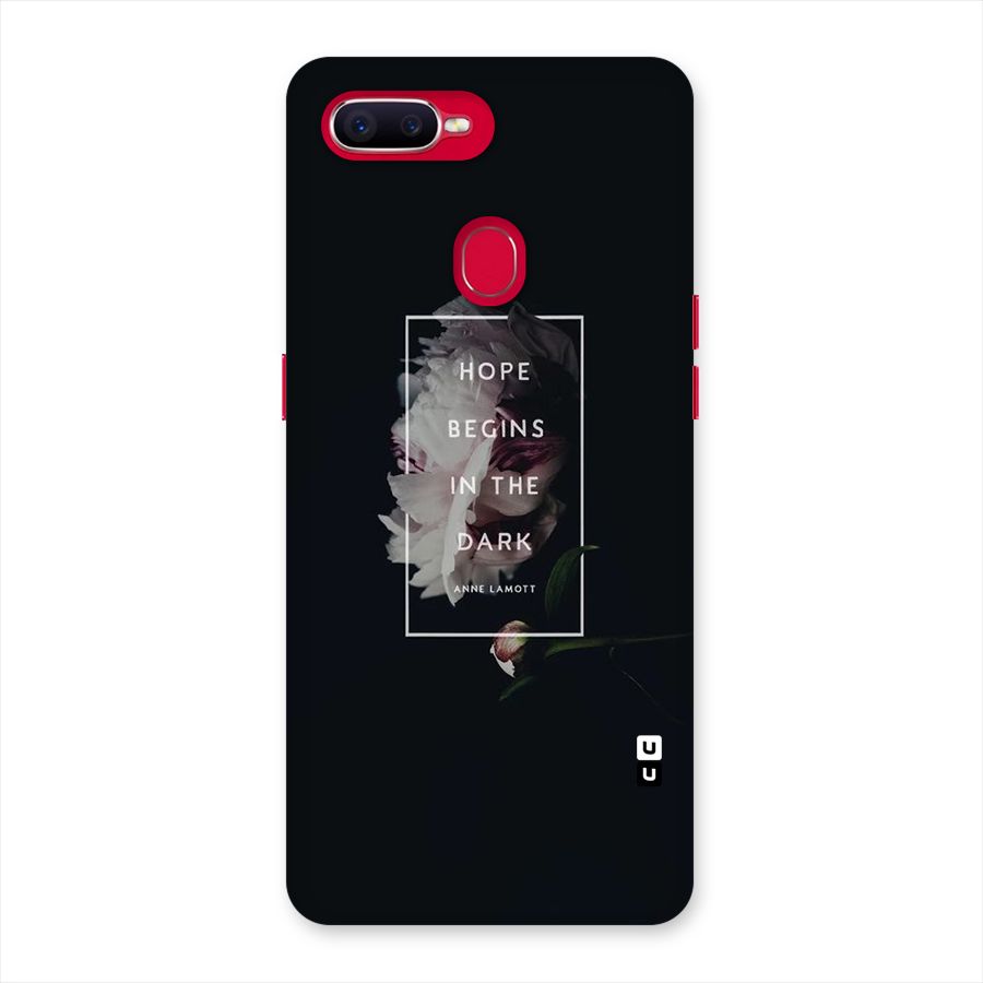 Dark Hope Back Case for Oppo F9 Pro